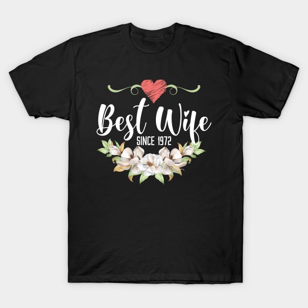 50 Years Wedding Anniversary Gift For Wife T-Shirt by PlusAdore